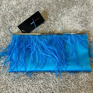 BCBG MAXAZRIA Blue Clutch